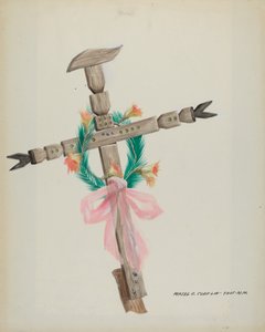 Carved Cross - Grave