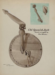 Spanish Lock, c. 1937 by Majel G. Claflin