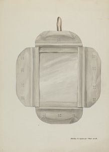 Tin Mirror Frame, c. 1937