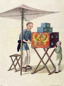 A Man with a Raree-Show, Plate 10 from 