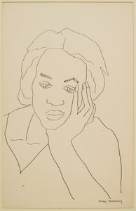 Study of a Girl #2 by Malvin Gray Johnson