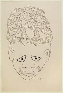 Study of a Mask by Malvin Gray Johnson