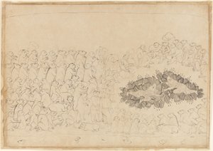 Rama and Lakshmana Overwhelmed by Arrows: Folio from the Siege of Lanka Series by Manaku