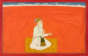 The Sage-Physician Dhanvantari, Folio from the Sixth Bhagavata Purana Series, ca. 1735-1740