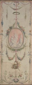 Decorative Panel One of a Pair by Manner of Le Riche