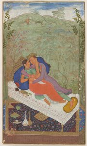 Sultan Murad and a Consort, ca. 1597 by Manohar