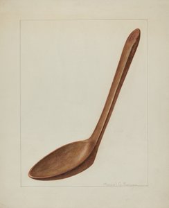Wooden Spatula by Manuel G. Runyan