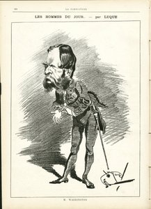 Illustration by Manuel Luque in La Caricature (1880)
