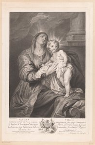 Mary with the Christ Child by Manuel Salvador Carmona