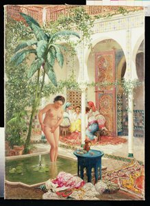 Women of the Harem at the Poolside