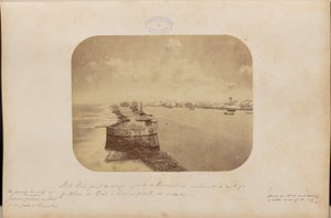 General View of Recife and Port of Pernambuco Including the Old Fortress of Picão and Part of the City by Marc Ferrez
