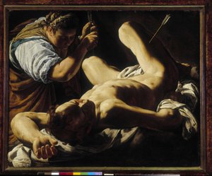 Saint Sebastian Healed by Irene by Marcantonio Bassetti