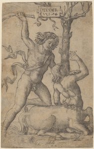Hercules and Nessus by Marcantonio Raimondi