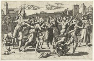 Massacre of the Innocents, c.1515 by Marcantonio Raimondi