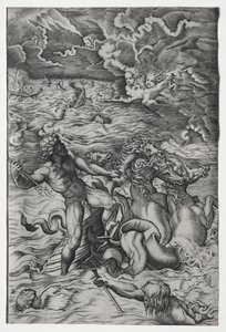 Neptune Calming the Tempest That Aeolus Raised Against Aeneas