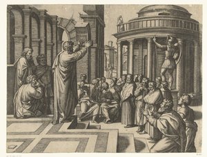 Paul Preaching in Athens