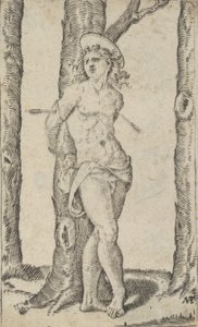 Saint Sebastian Tied to Tree Pierced with Arrows, from the Series 