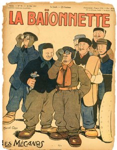 Cover of La Baionnette, Satirical in Colors by Marcel Amable O.L. Capy