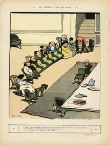 Illustration by Marcel Capy (1865-1941) in Le Rire by Marcel Amable O.L. Capy