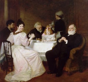 Family Reunion at the Home of Madame Adolphe Brisson