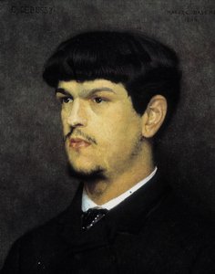 Portrait of Claude Debussy by Marcel Andre Baschet