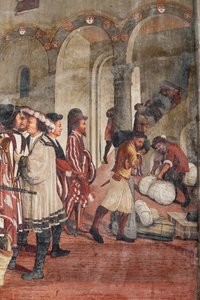 Hunting Scene (detail of the Visit of Christian I of Denmark to Bartolomeo Colleoni, Hall of Honour)