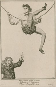 Bartholomew Fair, London: The famous Dutch woman, 1687