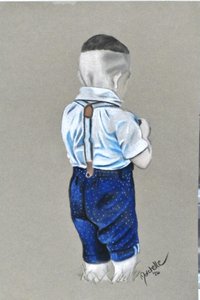 Boy in Suspenders by Marchelle de Kock