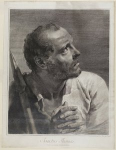 Saint Thomas, from The Holy Family and the Twelve Apostles