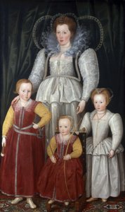 Portrait of Anne, Lady Pope (1561-1625) with Her Children