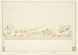 Effigy of Abbot Newland, in Bristol Cathedral