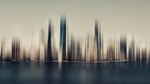 Abstract Cityscape Reflection