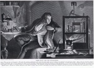 James Watt and the Steam-Engine, illustration from 
