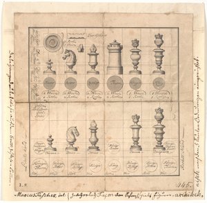 Pieces for a Chess Game by Marcus Tuscher