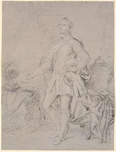 Draft for a Full-Length Portrait. Preliminary Work for Chr. VI