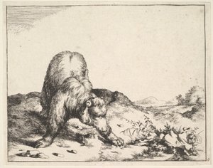From The Set of The Bears, ca. 1664 by Marcus de Bye