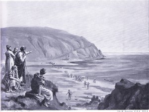 Arrival of the Founders of Phoenicia by Margaret Dovaston