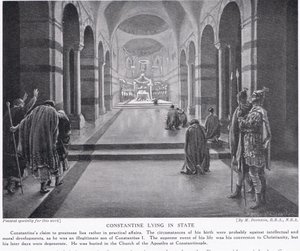 Constantine Lying in State by Margaret Dovaston