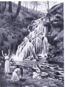 Phoenician maidens mourning the loss of Adonis by Margaret Dovaston