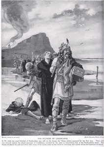 The Plunder of Lindisfarne AD 793 by Margaret Dovaston