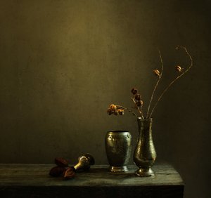 Moody Rustic Still Life