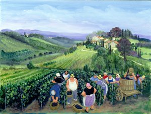 Chianti Landscape by Margaret Loxton