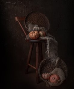 Autumn Harvest Still Life by Margareth Perfoncio