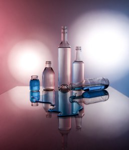 Blue Liquid Reflections by Margareth Perfoncio