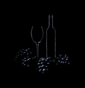 Elegant Wine Still Life