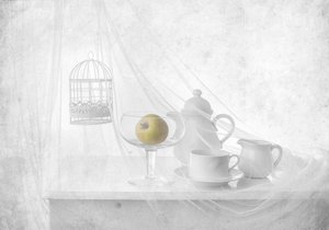 Green Apple White Serenity