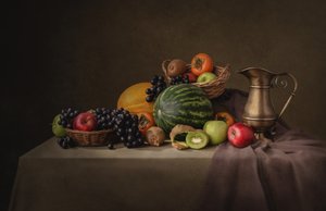 Rich Harvest Still Life by Margareth Perfoncio