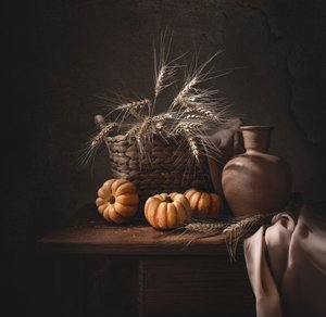 Rustic Autumn Still Life by Margareth Perfoncio