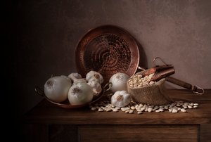 Rustic Kitchen Still Life by Margareth Perfoncio