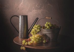 Vintage Grape Harvest
